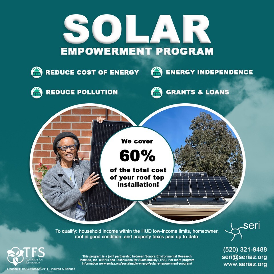 Solar empowerment program graphic