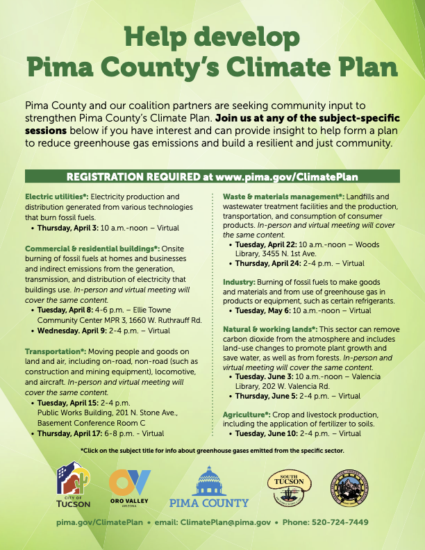 Climate Plan Stakeholder Workshops