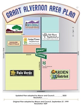 Logo for the Grant Alvernon Area PLan