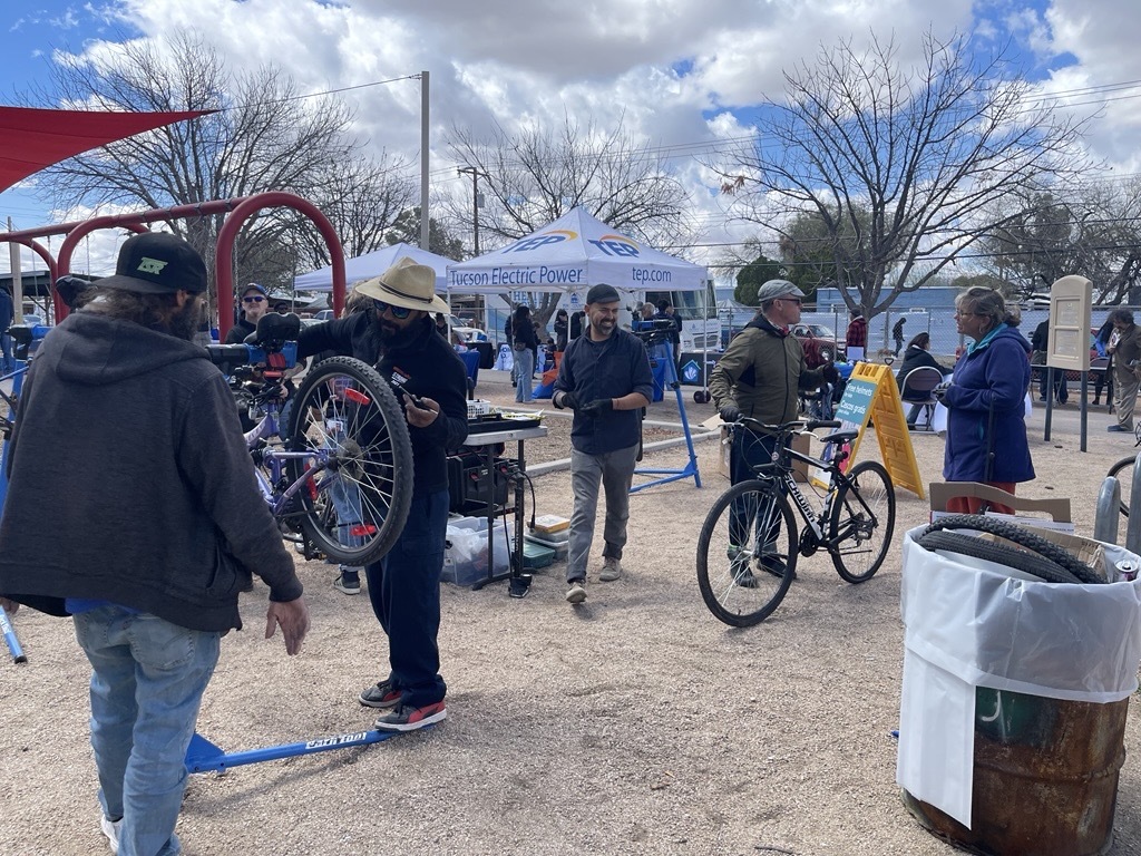 Photo of CSHW Program’s Community Enrichment Coordinators Oscar Medina & Isaac Durgin and Care Coordinator Ricky Romero.