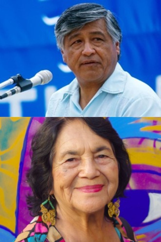 Cesar Chavez and Dolores Huerta 