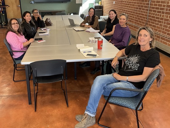 Photo of SERI team meeting with the Ward 3 staff.