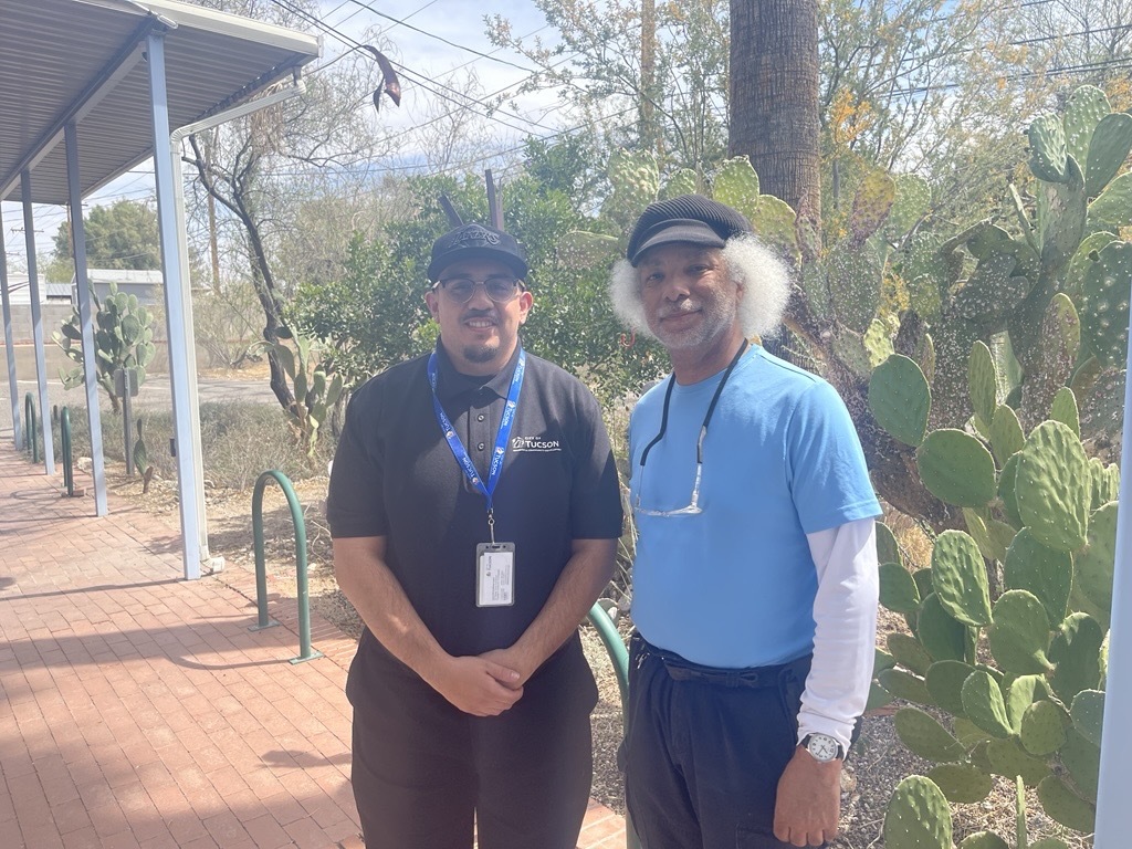 Photo of Gene Martinez with Ward 3 Community Liaison Mike Edmonds.