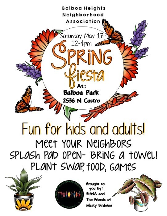 Balboa Heights Spring Fiesta Flyer