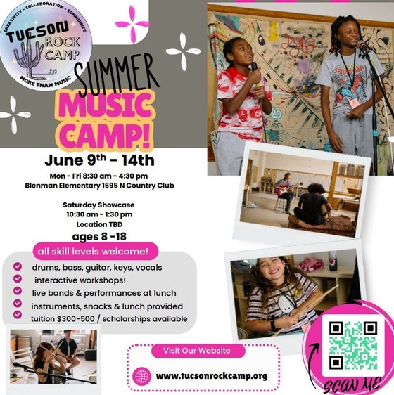 Summer Rock Camp Flier