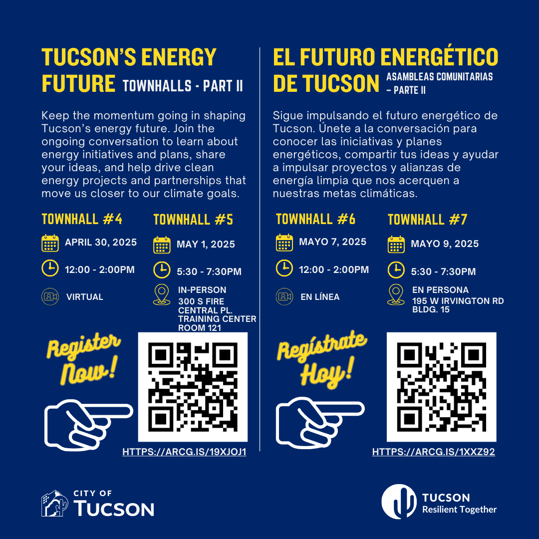 Flyer for Tucson's Energy Forum