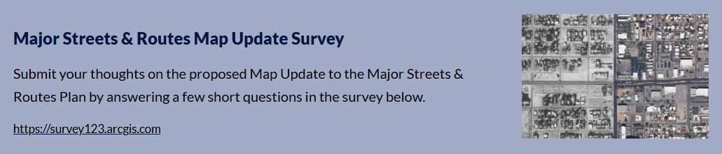 Major Streets and Routes Map