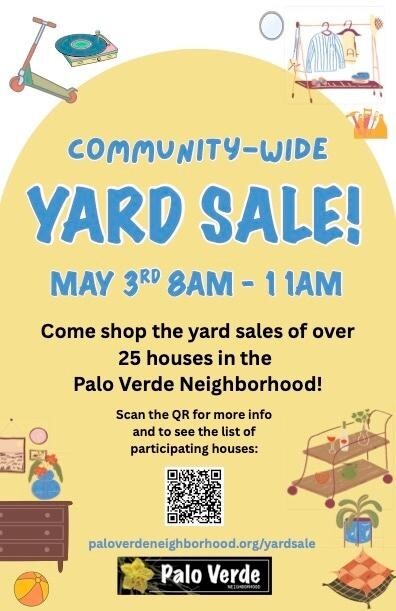 PVNA Yard Sale Flier