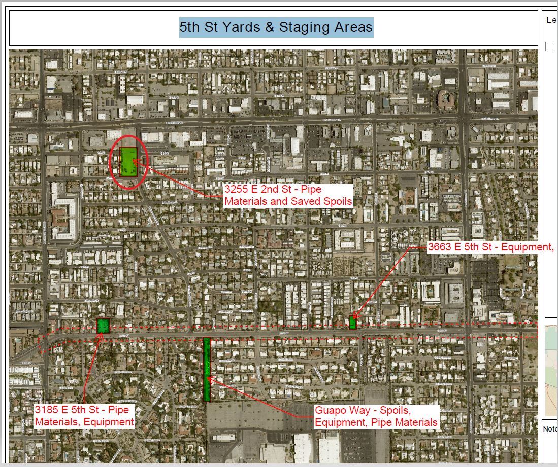 5th St Yards & Staging Areas