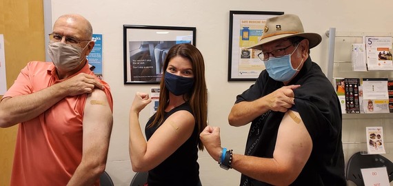 CMF with Mayor Regina Romero and Former City Manager Mike Ortega 