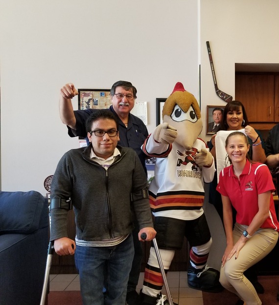 CMF and W5 Staff with Roadrunners