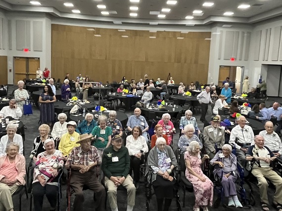 Picture of Centenarians and their family at the Tucson Tucson Jewish Community Center 