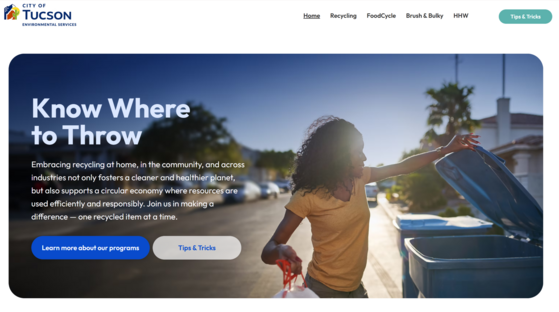 Know where to throw graphic