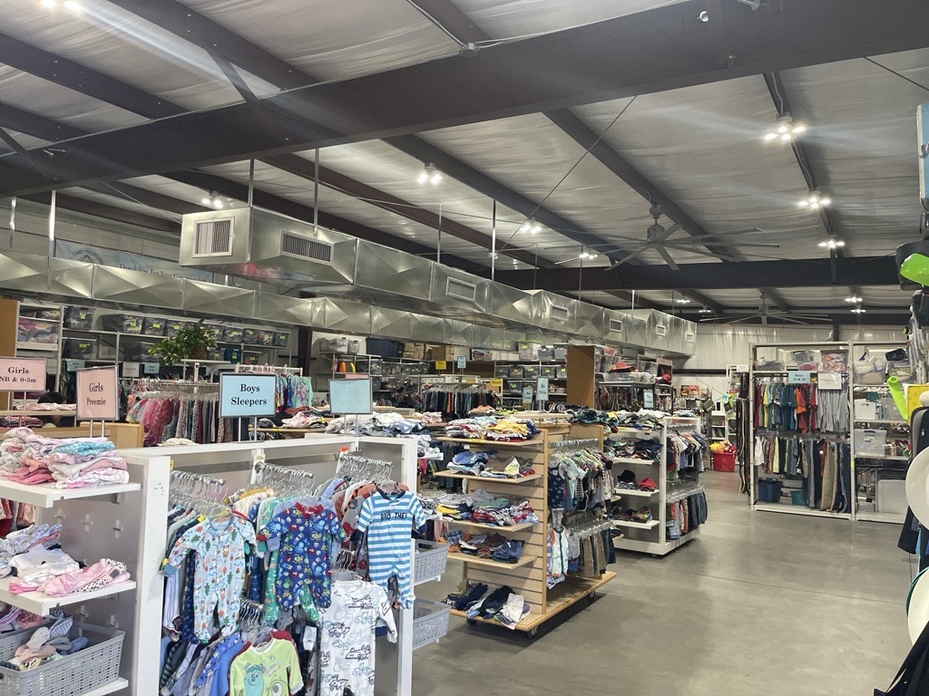 Photo of A portion of one of MTaB’s warehouses. More is beyond the south and west walls!