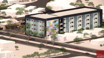 Amazon Flats Exterior Rendering