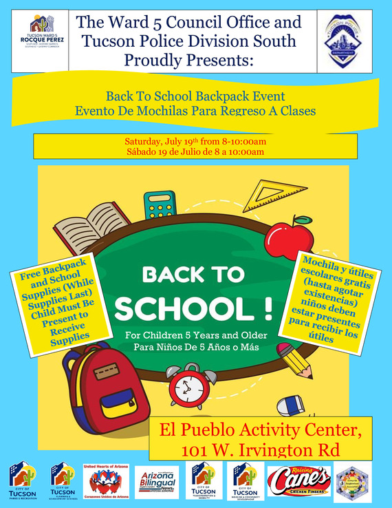 Ward 5 Back to School Backpack Event 