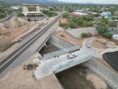 Drone Image of DTL project underpass