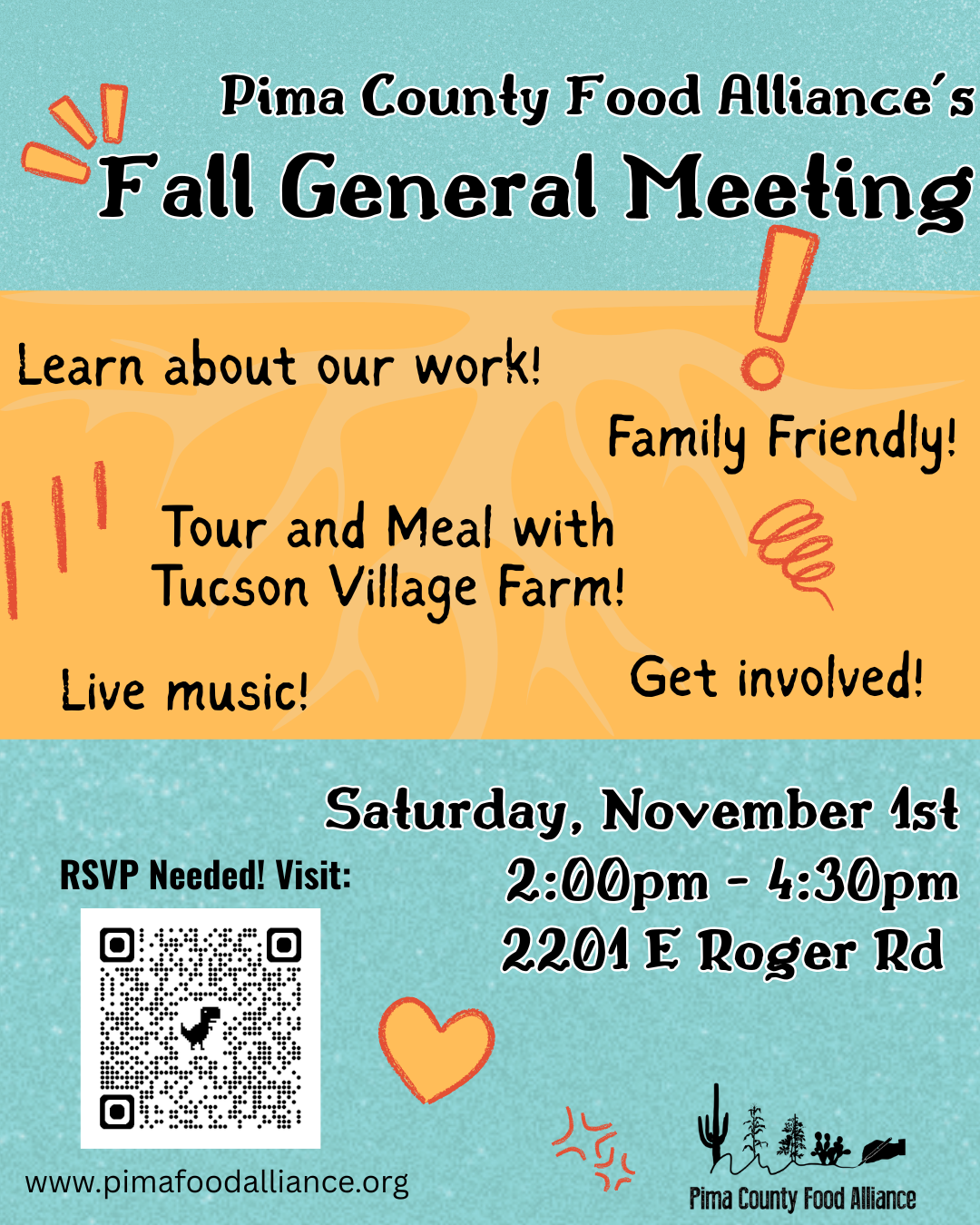 PCFA's Fall Gathering Graphic