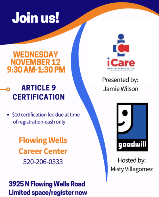Goodwill Article 9 certification graphic.