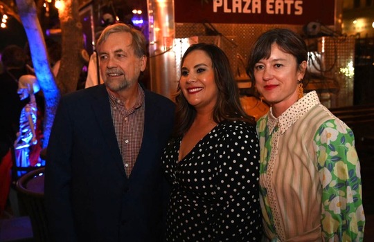 Photo of Council Member Kevin Dahl with newly elected members Selina Barajas and Miranda Shubert.