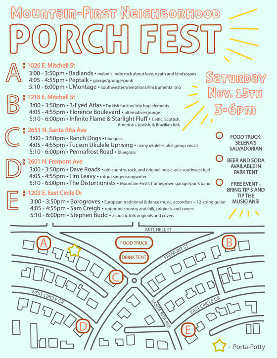 porch fest graphic