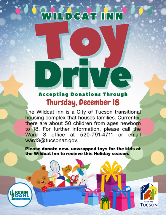 Toy drive flyer