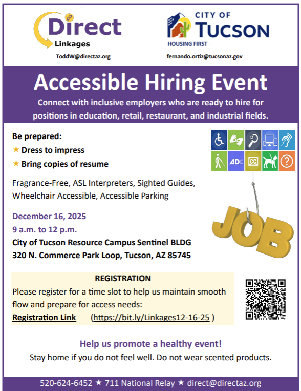 Linkages Hiring event graphic