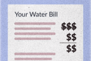 water bill at discounted rate