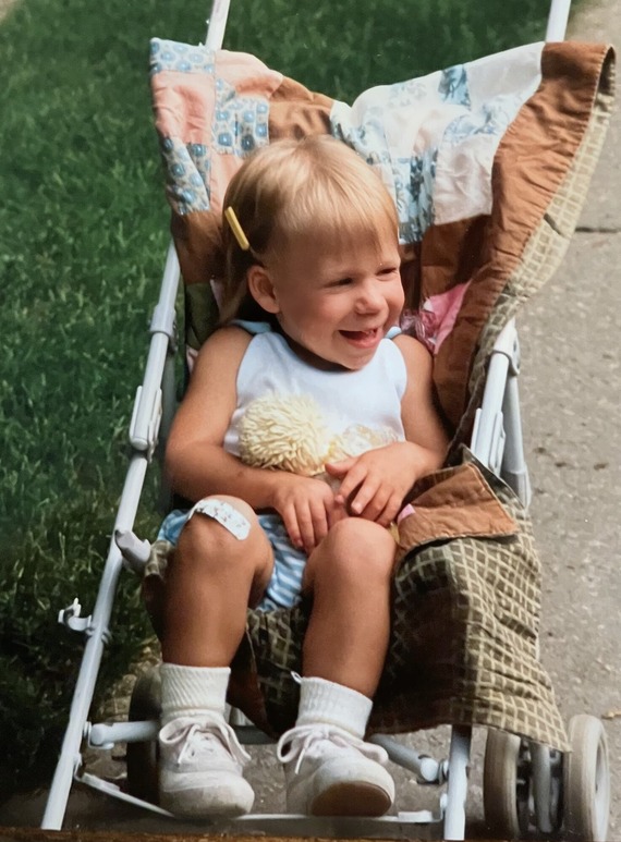 Baby Becca in a Stroller