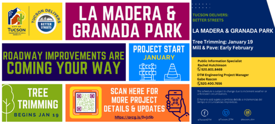 Graphic for La Madera & Granada Park work