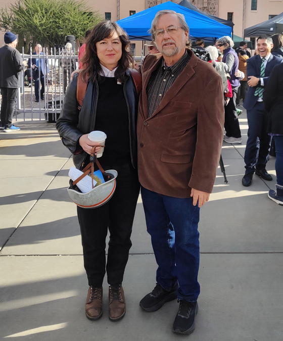 Photo of Tucson City Council Members Miranda Schubert and Kevin Dahl.