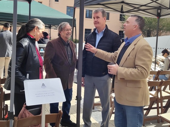 County Supervisor Jen Allen, Tucson City Council Member Kevin Dahl, County Supervisor Rex Scott, and Tucson CIty Council Member Paul Cunningham.
