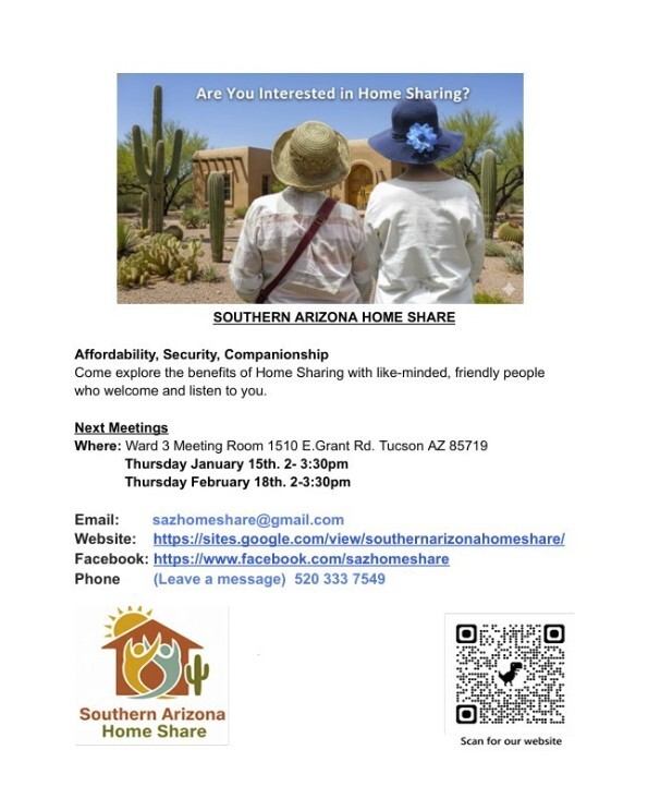 Southern Arizona Home share Graphic