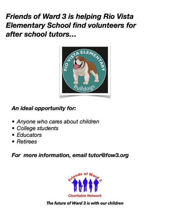 Friends of Ward 3 Fundraiser Graphic