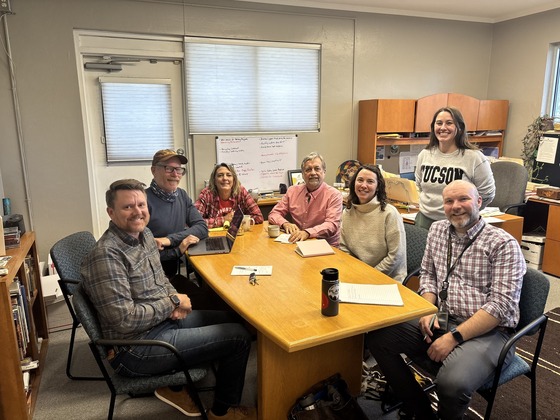 Photo of The Ward 3 office meeting with Brad Lancaster.