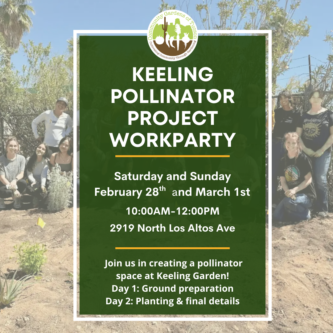 Pollinator work party flier