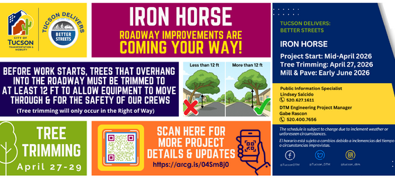 Prop 411 flyer for work starting in Iron Horse