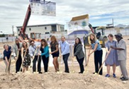 City electeds at groundbreaking
