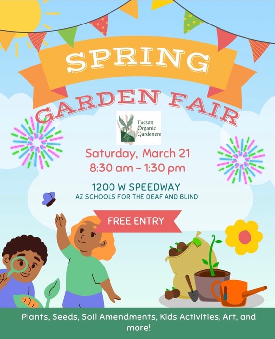 Garden fair flier