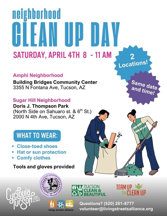 Cyclovia Clean up flier