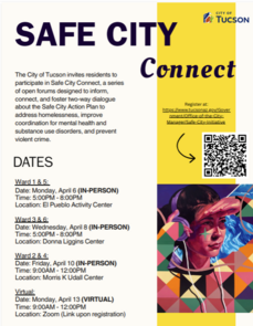 Safe city connect flyer