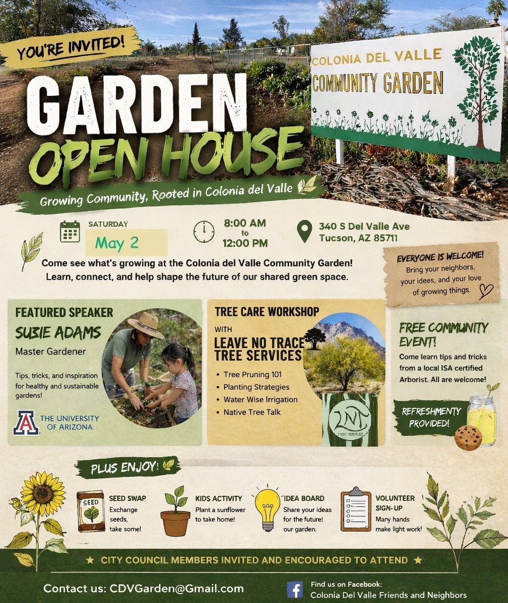Colonia del Valle Community Garden Open House