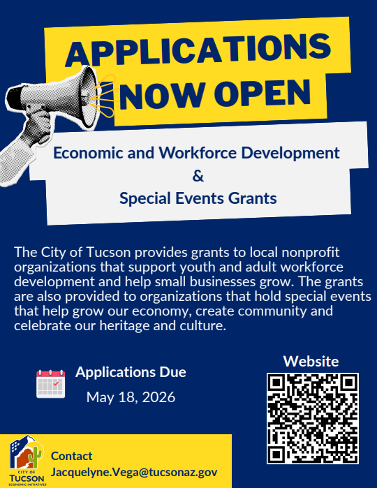 flyer announcing grant period opens