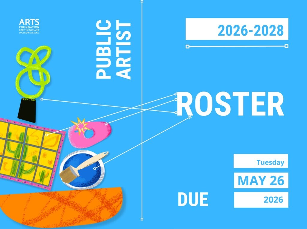 Flyer for public artist roster application