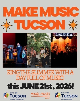 Photo of the Make Music Tucson Flyer