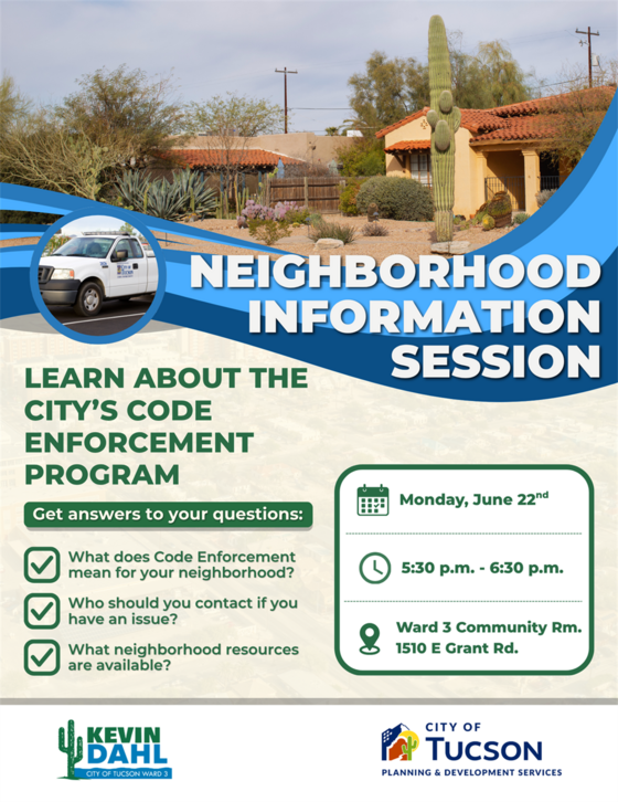 Code Enforcement meeting Flyer