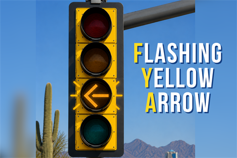 Graphic for Flashing yellow Arrow project