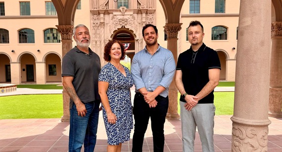 Pima County economic development team standing: Artemio Hoyos, Kelle Maslyn, Frank Dillion, Heath Vescovi-Chiordi