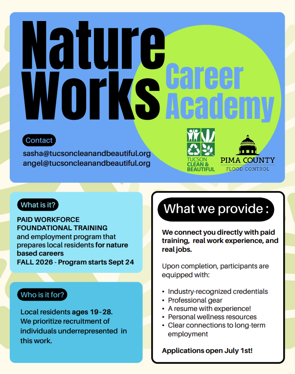 Nature Works promotional flyer