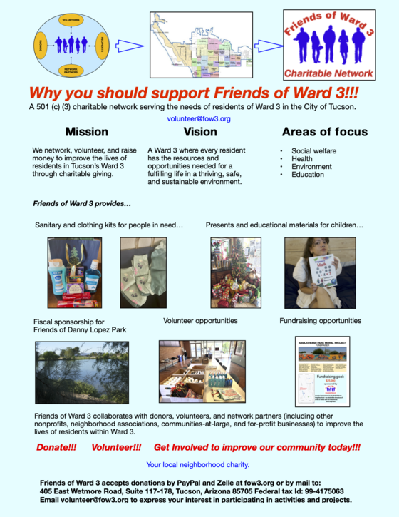 Friends of Ward 3 flyer